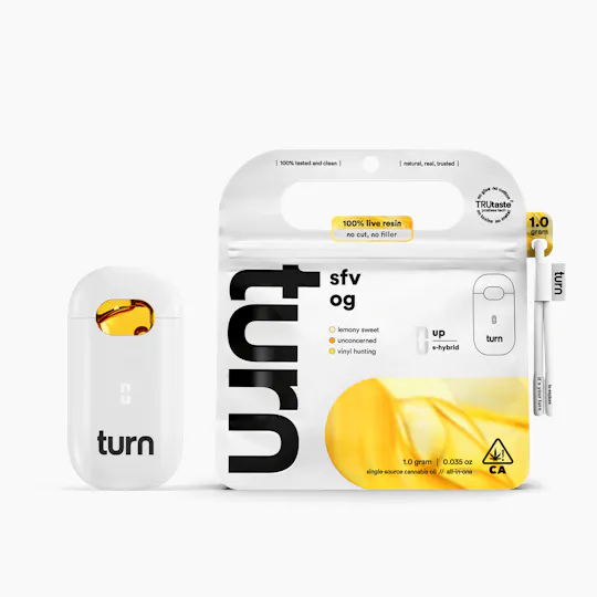 turn - SFV OG | 100% Live Resin | AIO | Sativa-Hybrid - 1