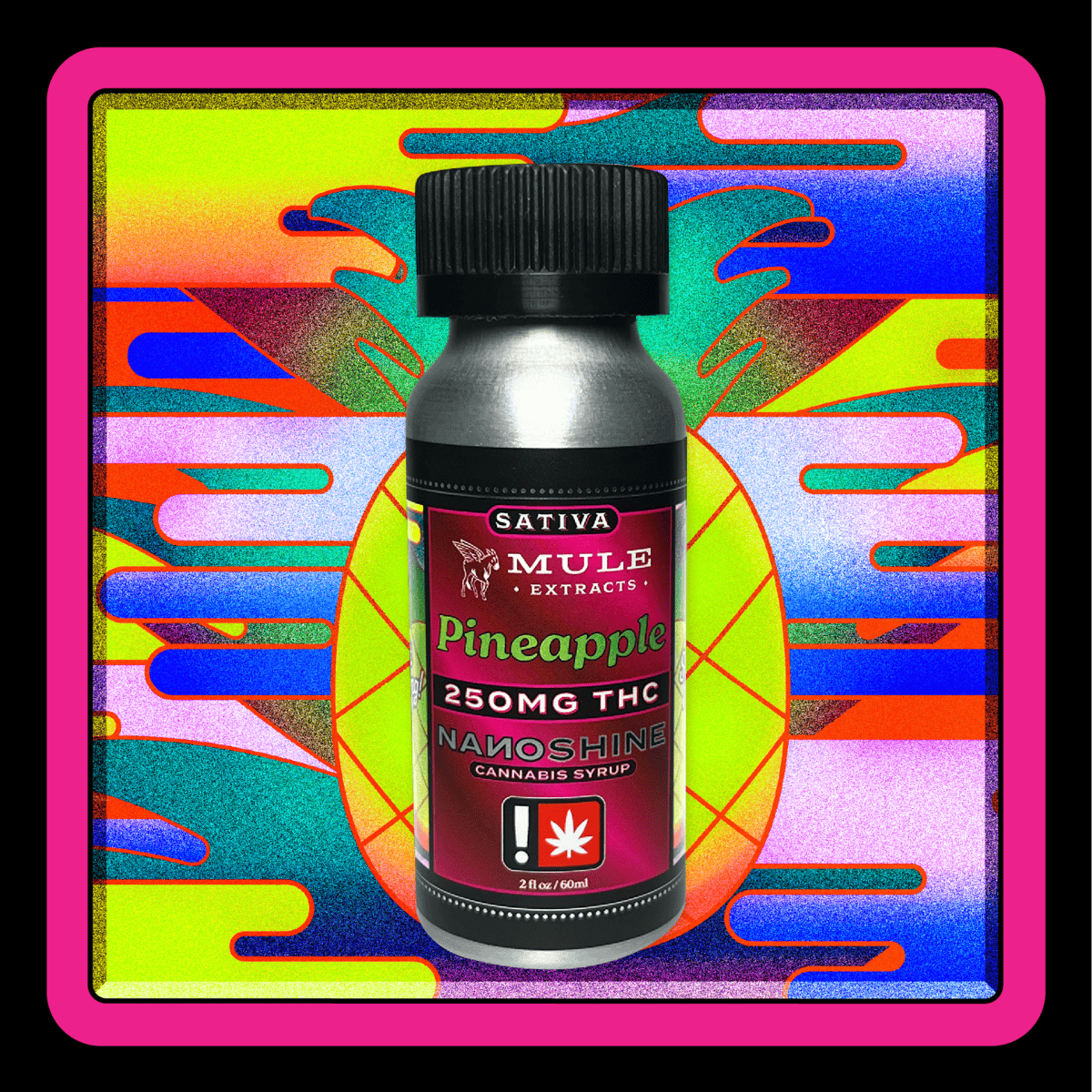 Mule Extracts - Pineapple Nanoshine | Infused Syrup | 250mg | 60ml - 1