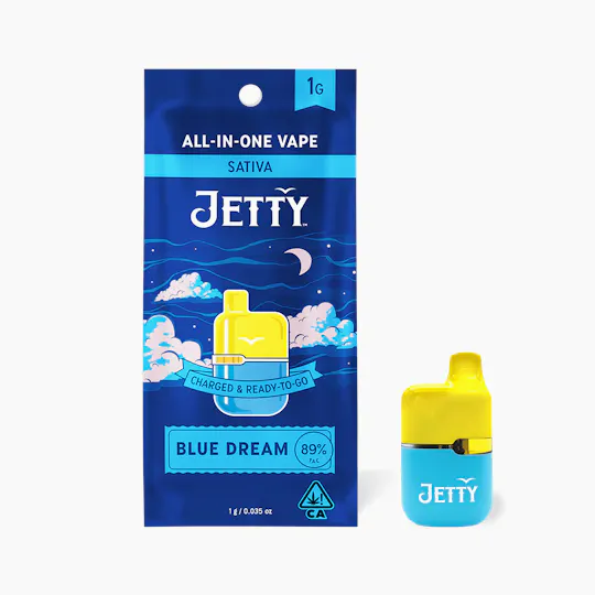 Jetty Extracts - Mini Tank | Blue Dream | Disposable | 1g - 1
