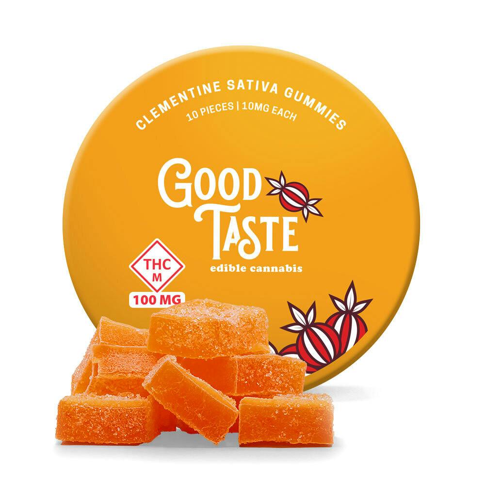 Good Taste Edibles - Clementine Sativa 100 mg - Good Taste Edible Gummy - 1
