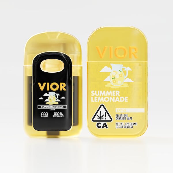 Vior Extracts - Summer Lemonade | Premium Cannabis Oil Disposable | 1.25g - 1