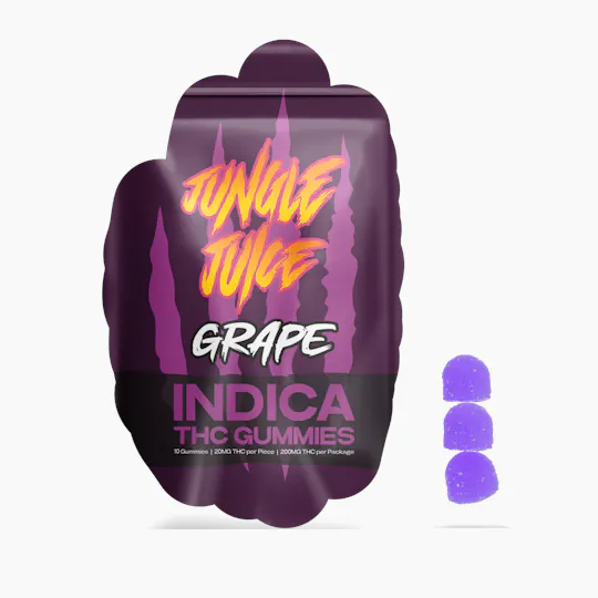 Jungle Juice - Jungle Juice | Grape | Gummies | 200mg - 1