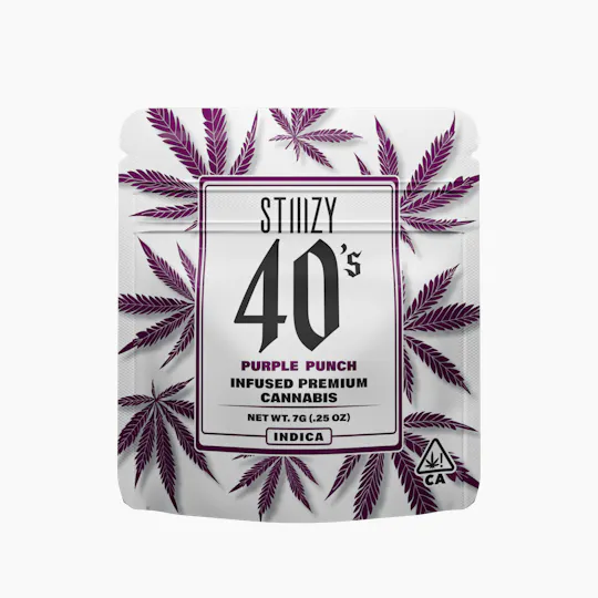 STIIIZY - - PURPLE PUNCH - 7G 40's Infused Flower - 1