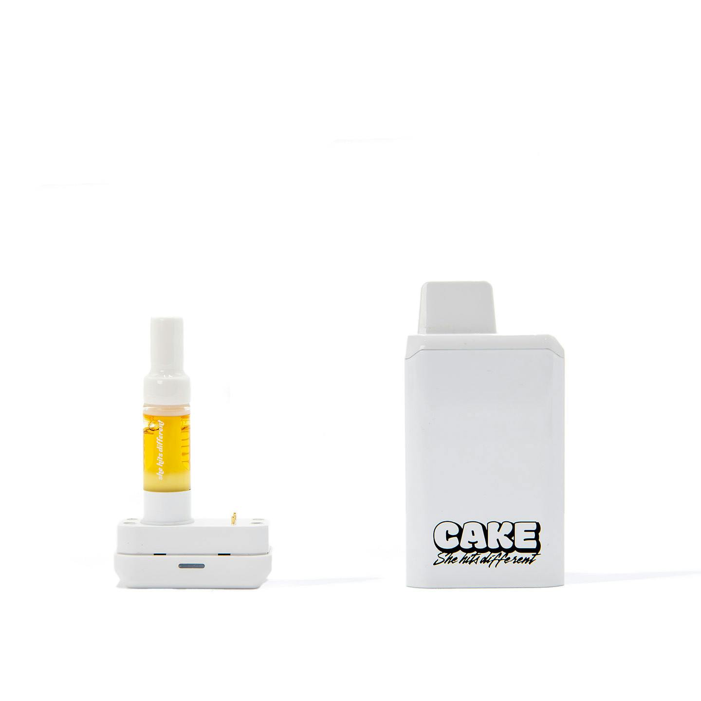 CAKE she hits different - White Secret Stash | Battery - 1