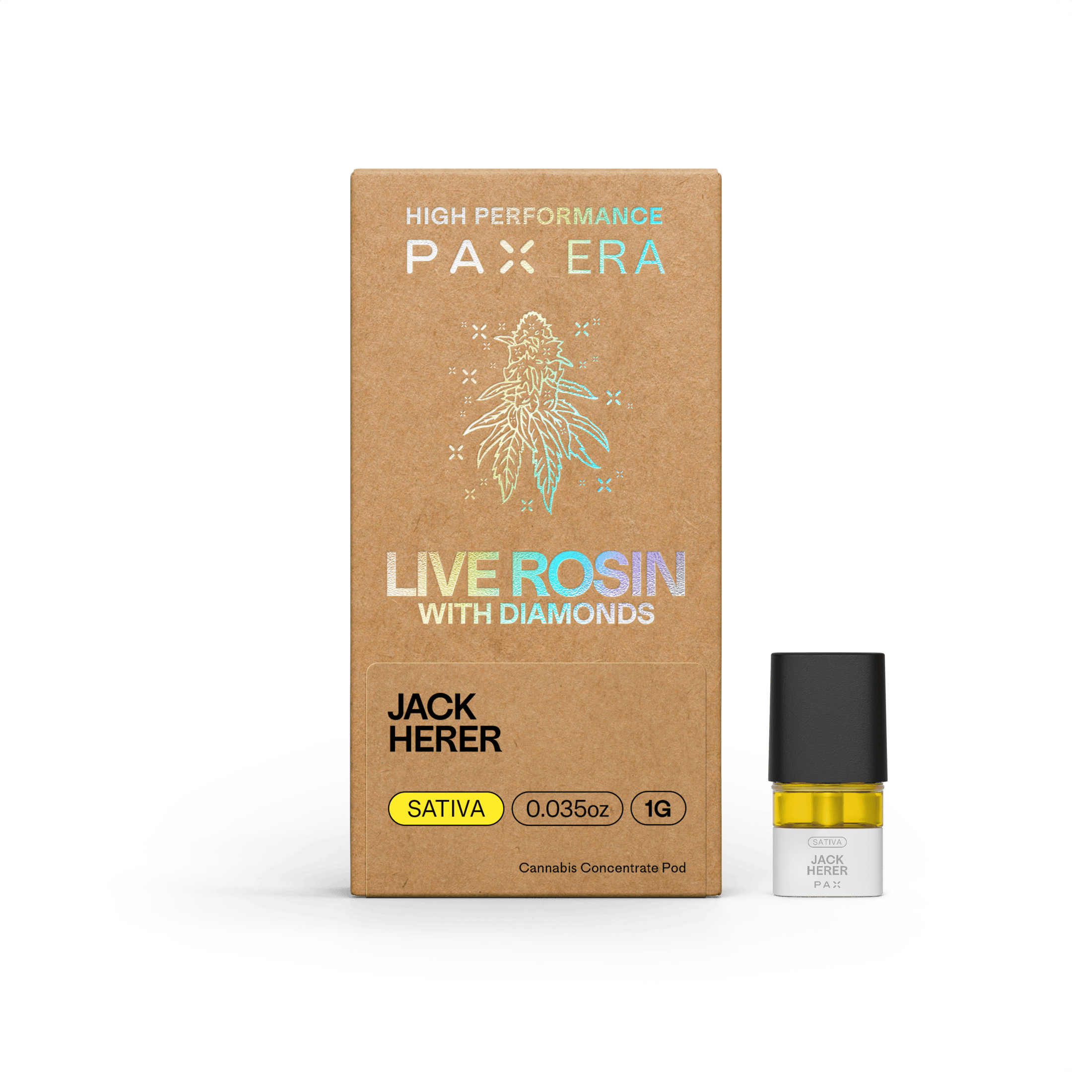 PAX - Jack Herer | Live Rosin with Diamonds Pod | 1g - 1