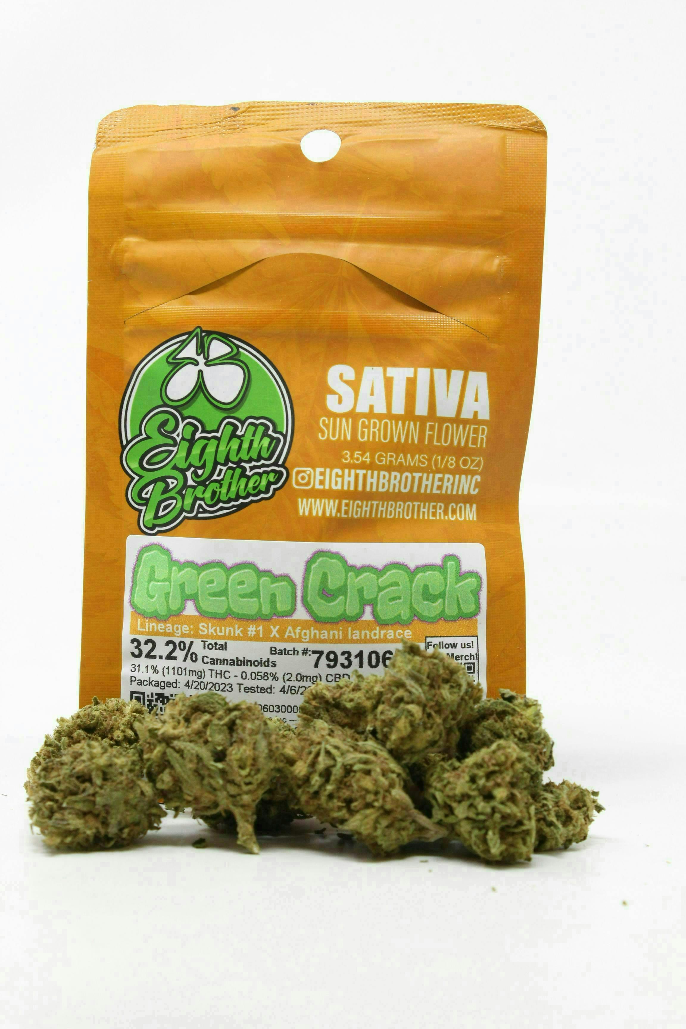 Eighth Brother - Eighth Brother | Green Crack | Flower | 3.54g - 1