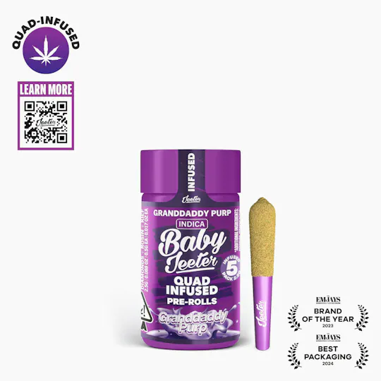 Jeeter - Jeeter | Granddaddy Purp | Quad-Infused Minis | 0.5g each | 5pk - 1