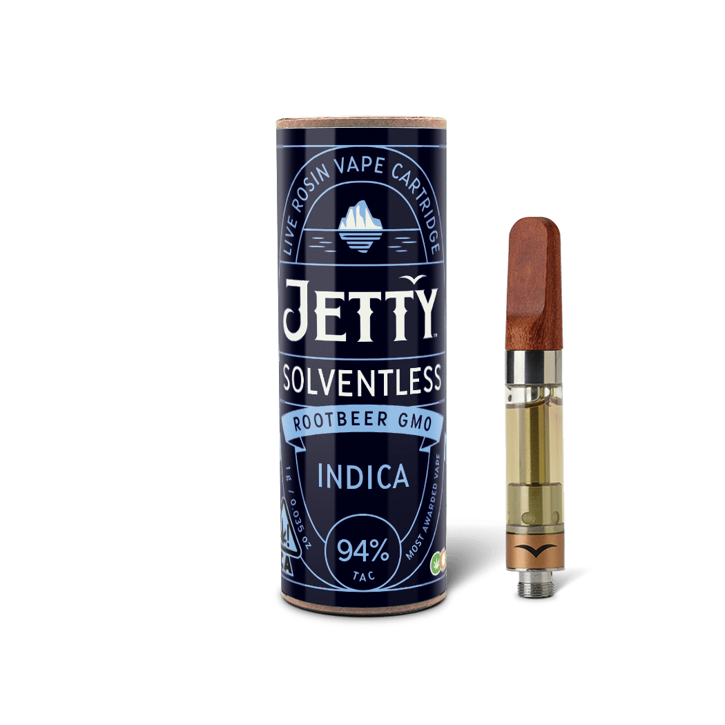 Jetty Extracts - Rootbeer GMO | Live Rosin Cartridge | 1g - 1