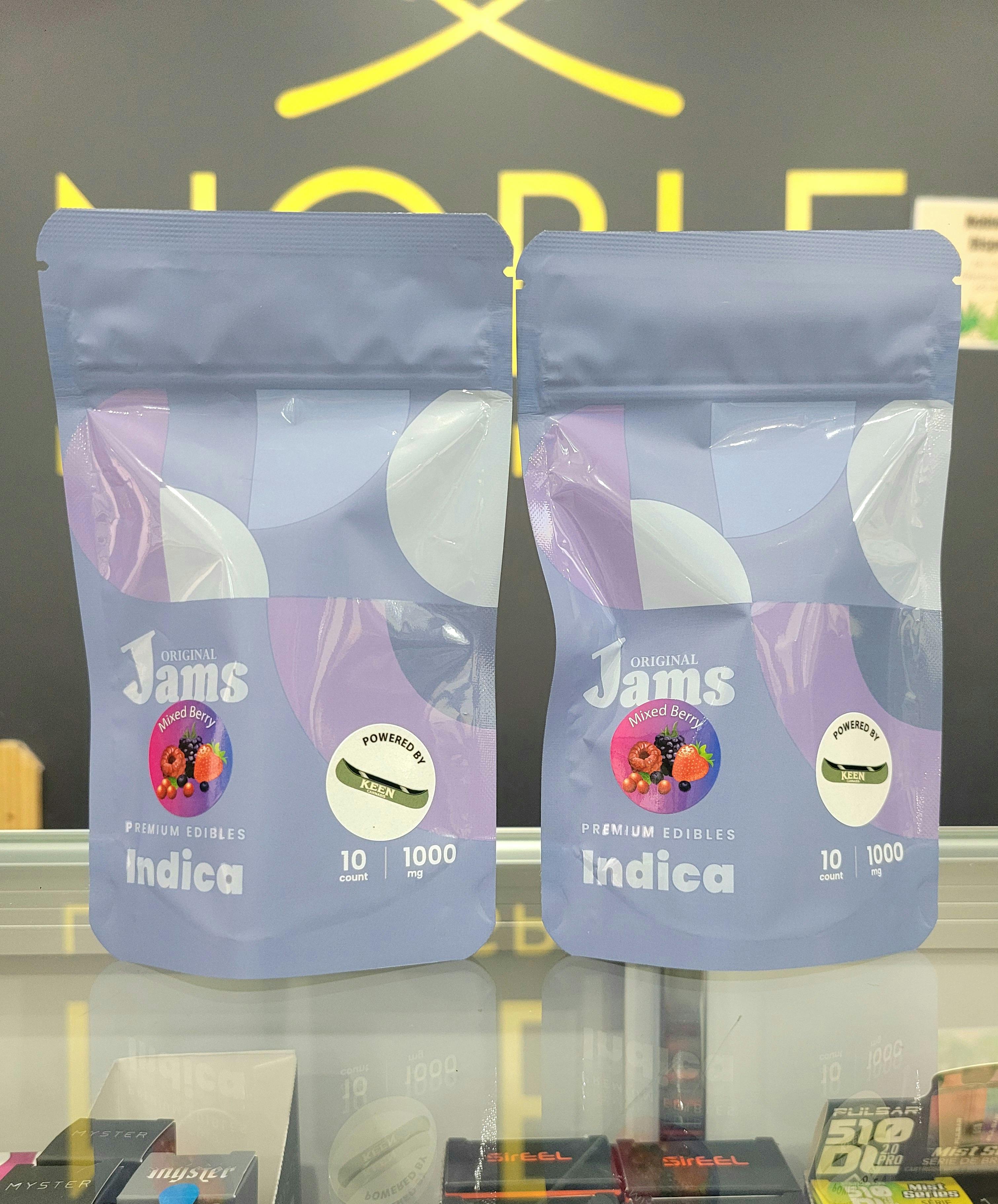 Noble Labs - Noble Labs - Jams 100mg/ 10pk Indica Gummies | Mixed Berry - 1