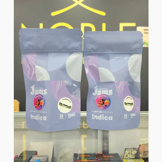Noble Labs - Noble Labs - Jams 100mg/ 10pk Indica Gummies | Mixed Berry - 1