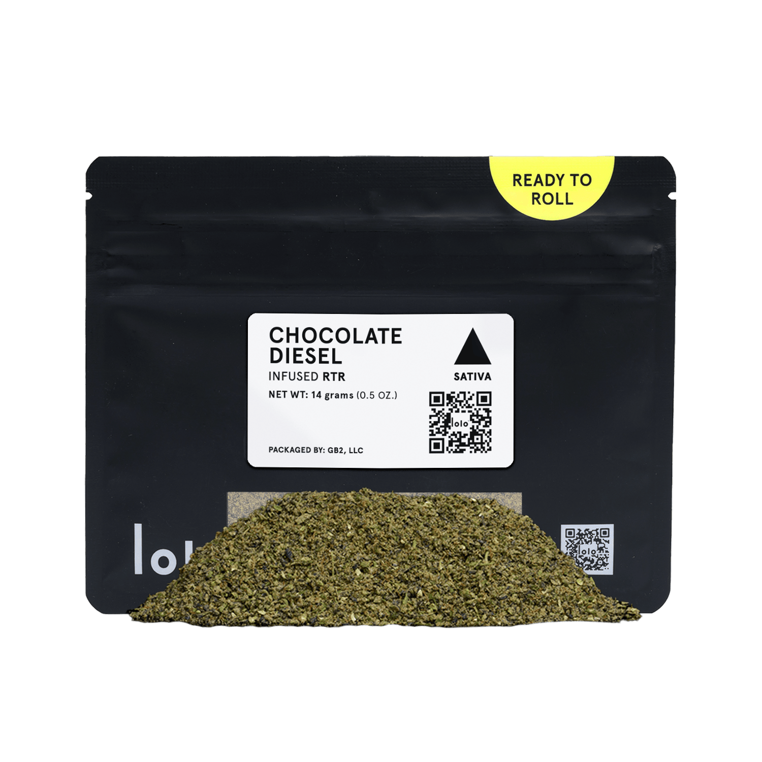 lolo - Chocolate Diesel | Indoor Kief Infused Ready To Roll | 14g - 1