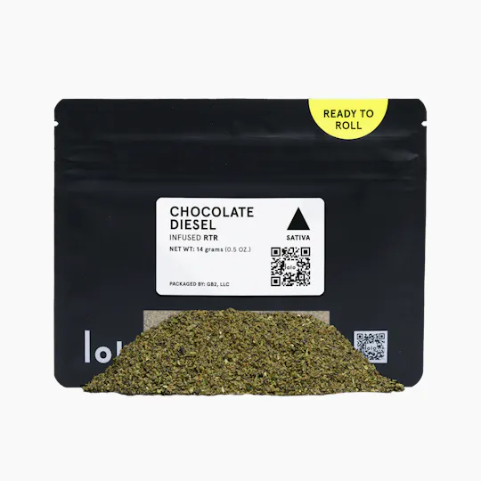 lolo - Chocolate Diesel | Indoor Kief Infused Ready To Roll | 14g - 1