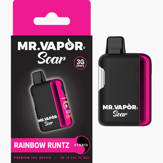 Mr. Vapor Soar - Mr. Vapor Soar - 3g Disposable - Rainbow Runtz - 1