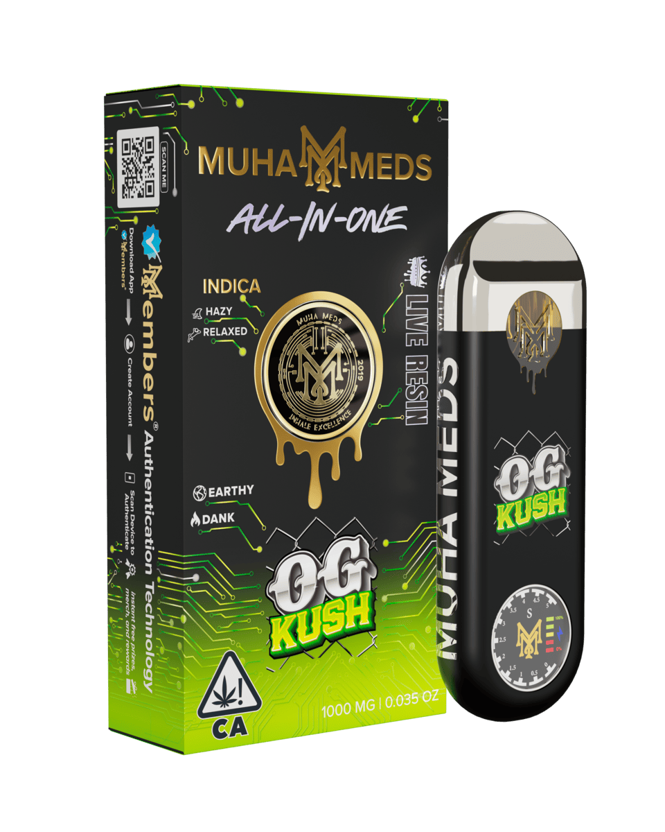 Muha Meds - Muha Meds | OG Kush | Live Resin Disposable | 1g - 1