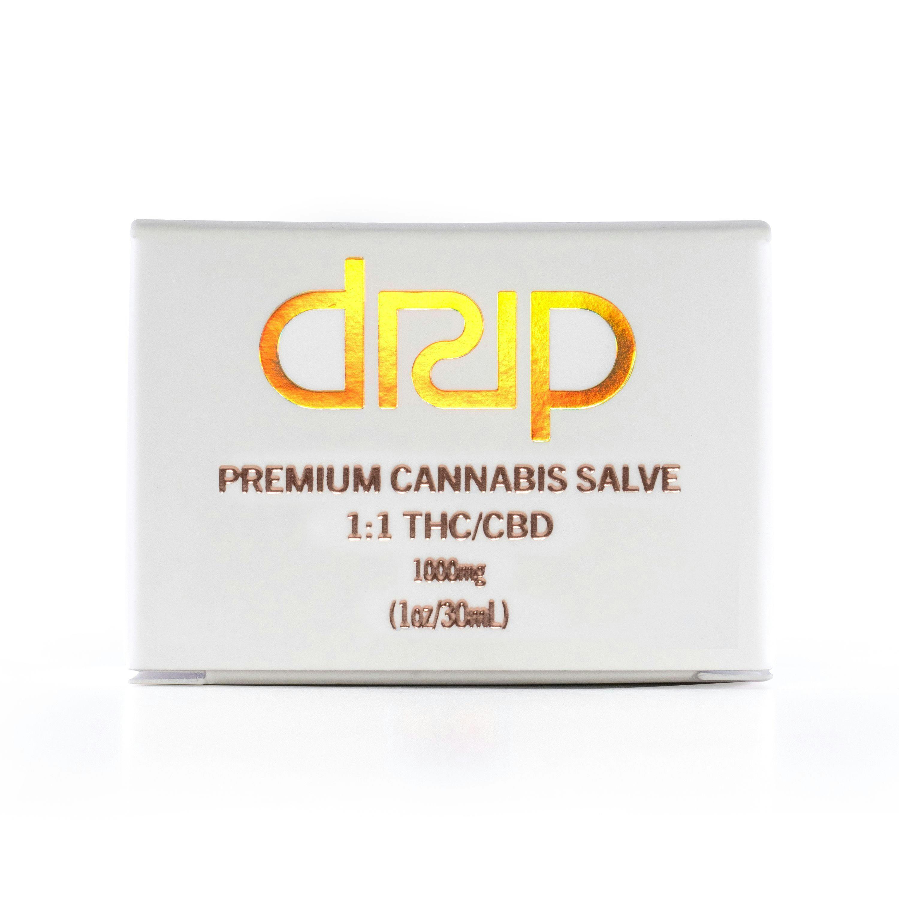 Drip - Salve 1oz - 1:1 THC CBD - 1000mg - 1