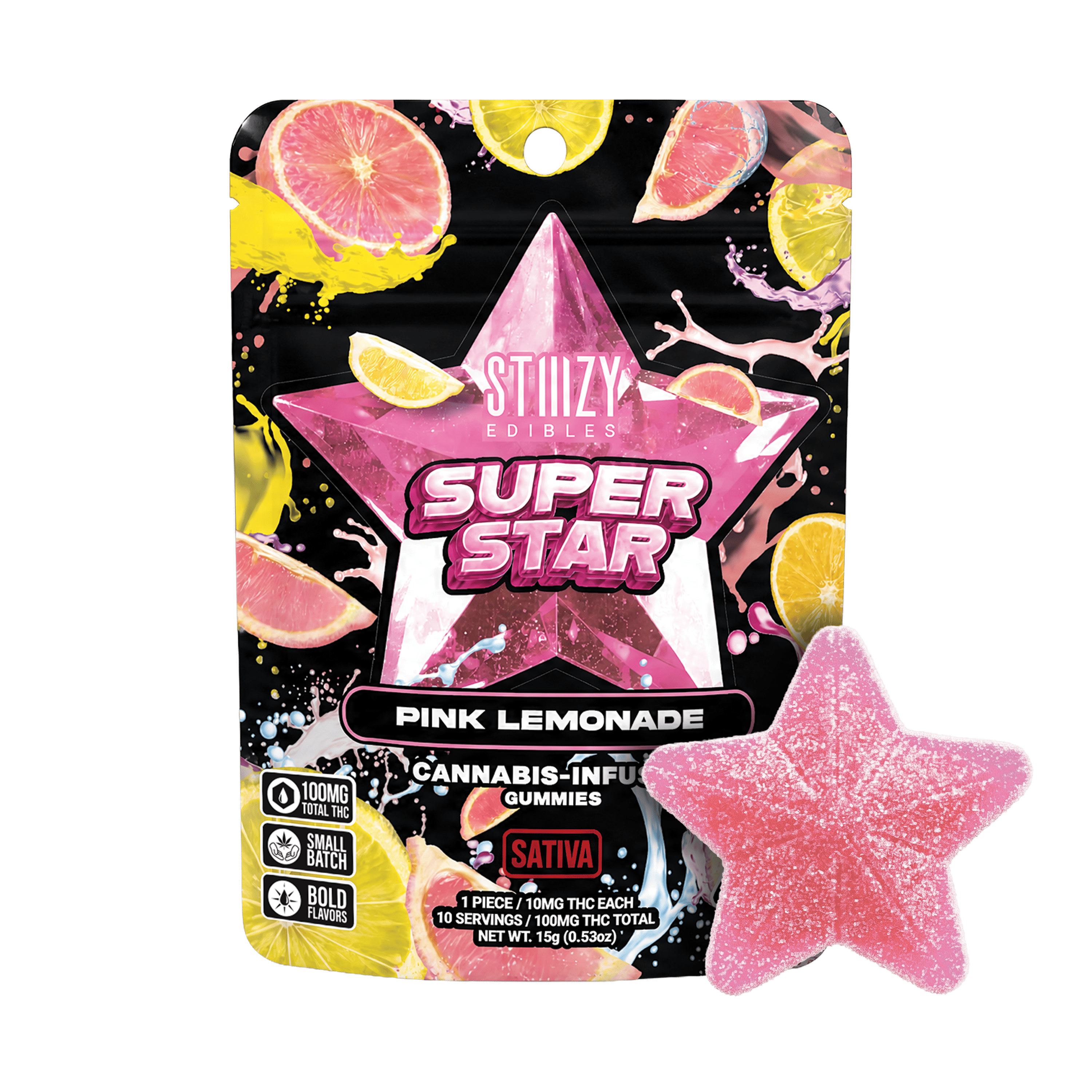 STIIIZY - SUPER STAR Edibles - Pink Lemonade - 1