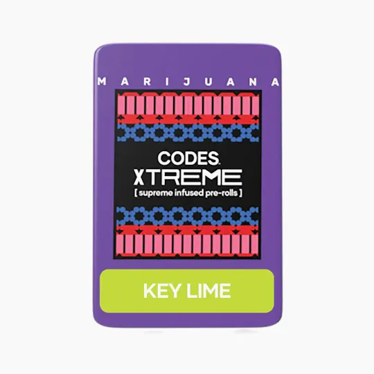 Codes - Key Lime x KC OG | Xtreme Infused Minis | 0.7g each | 3pk - 1