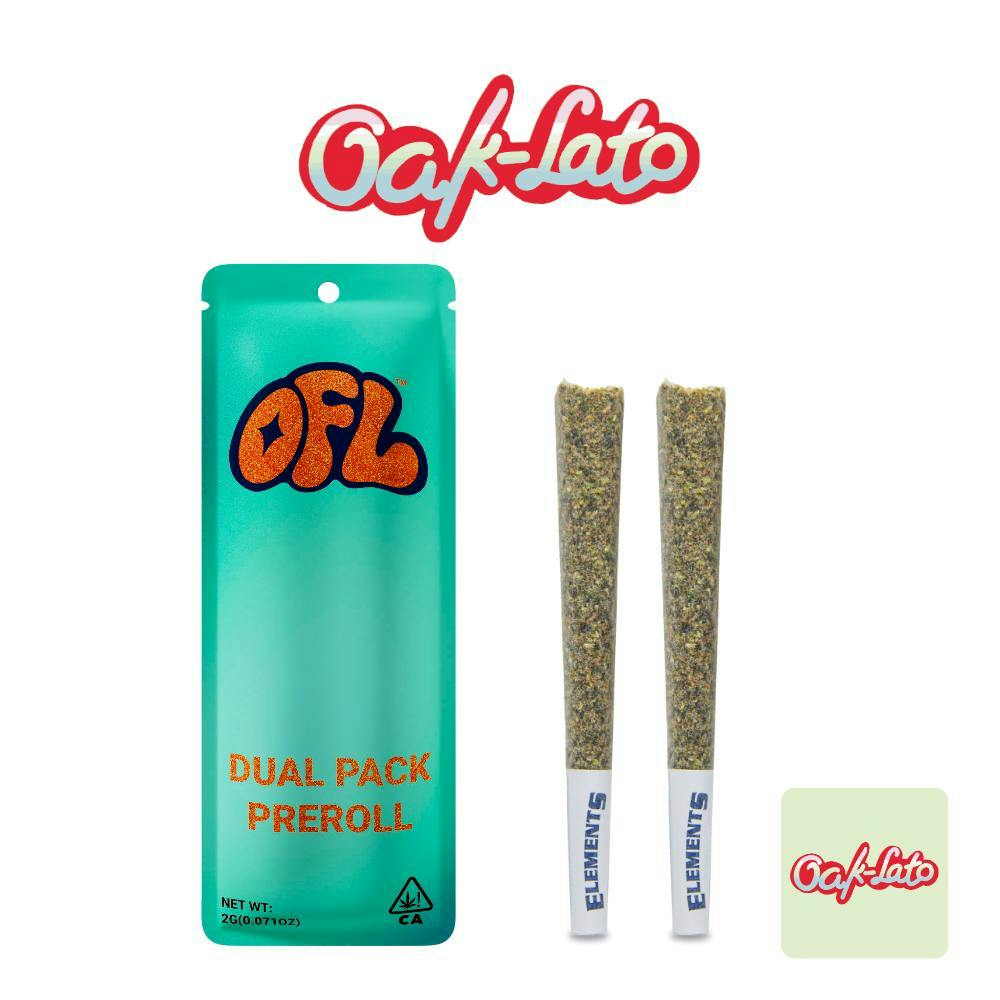 Oakfruitland (OFL) - Oak-Lato | Joints | 1g each | 2pk - 1