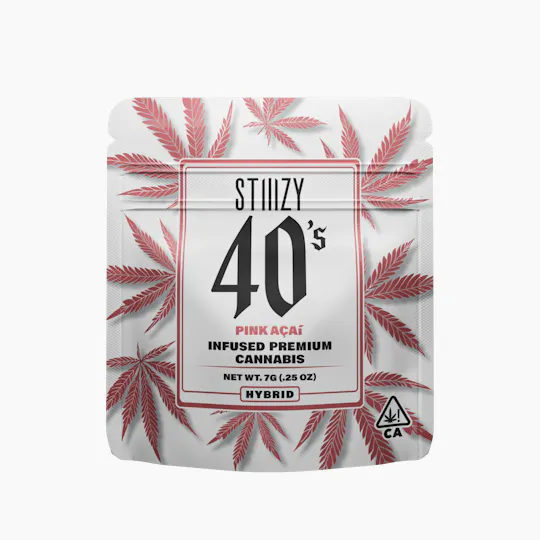 STIIIZY - - PINK ACAI - 7G 40's Infused Flower - 1