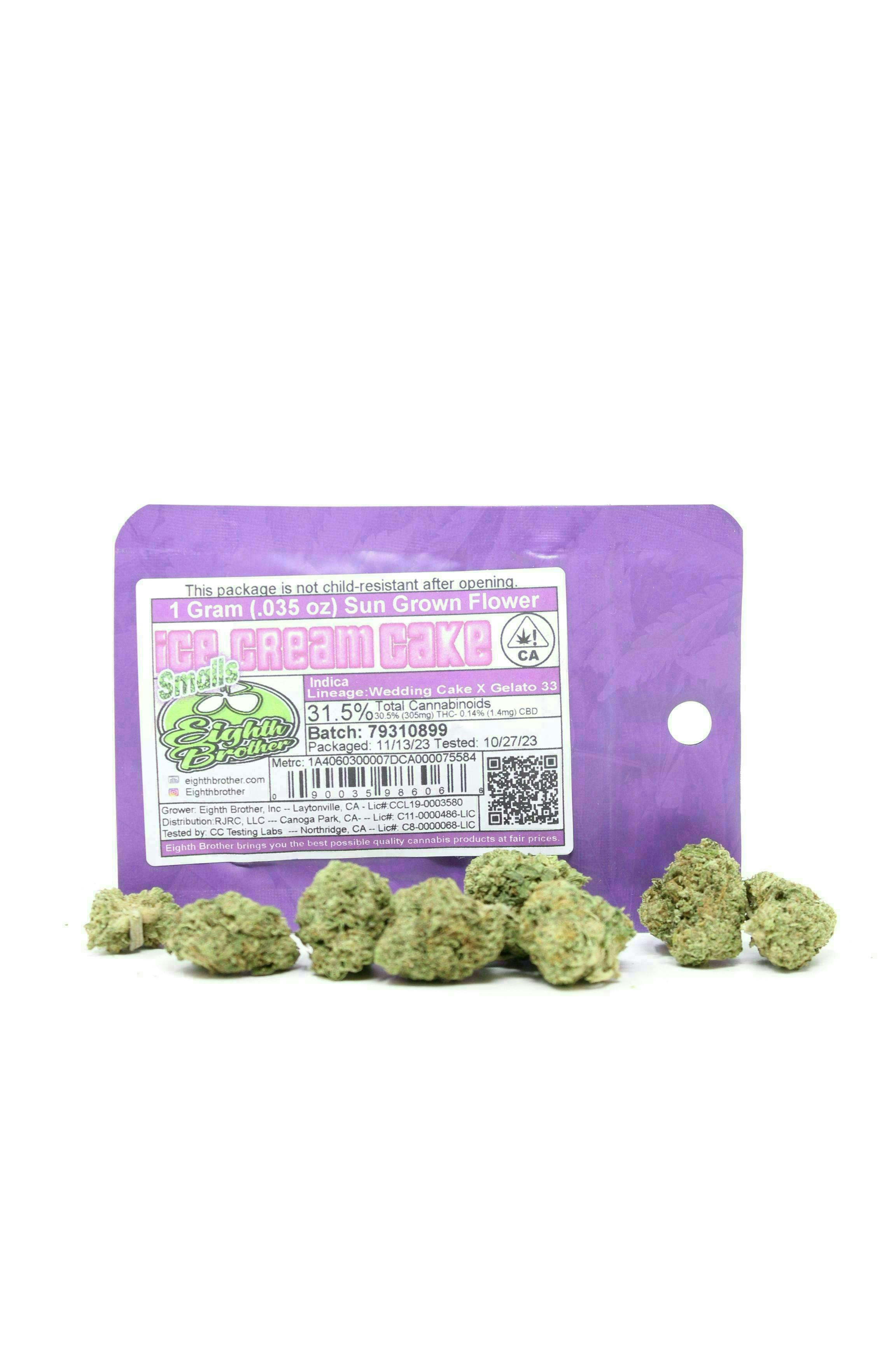 Eighth Brother - Eighth Brother | Ice Cream Cake | Smalls | 1g - 1