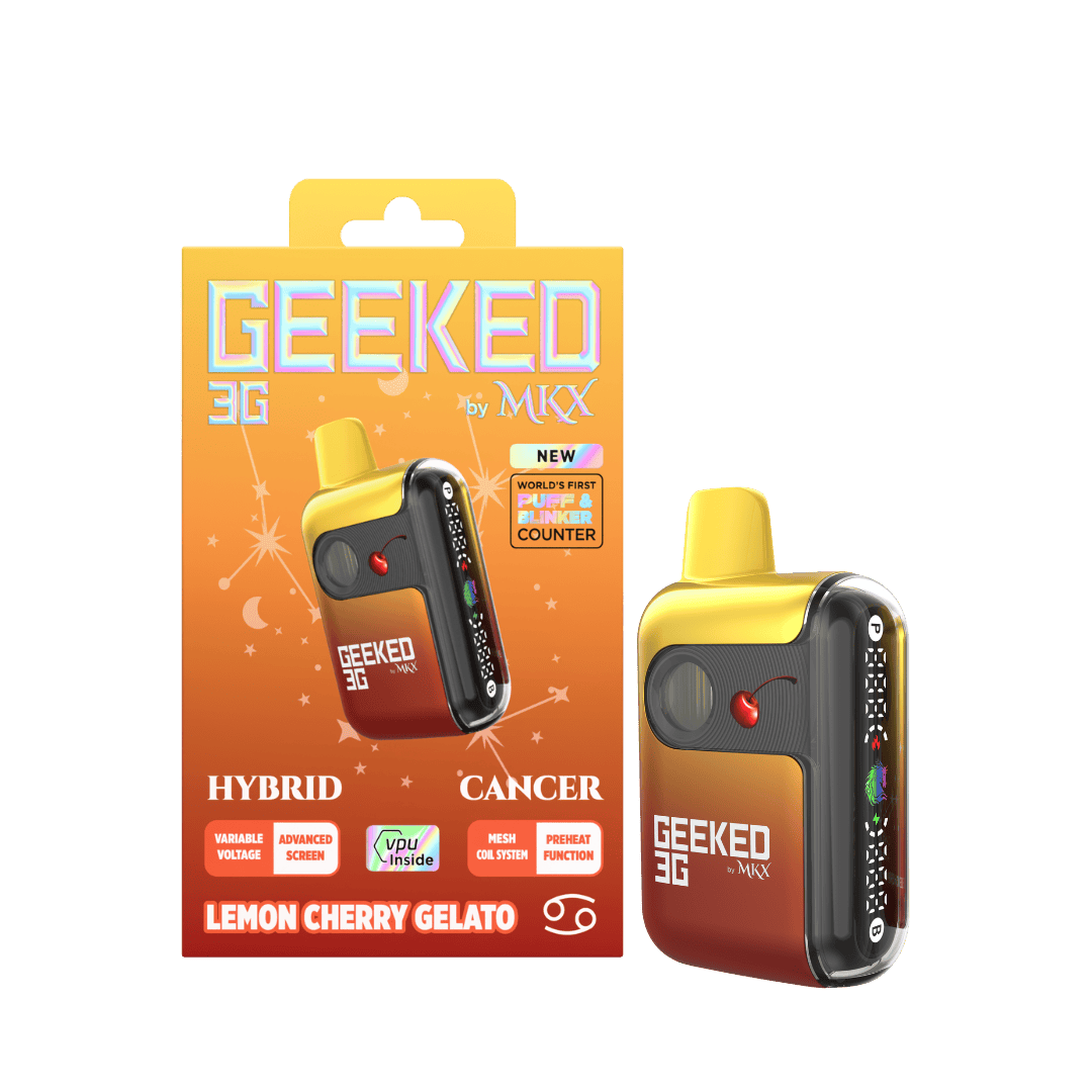 MKX Oil Co - Lemon Cherry Gelato | Geeked Disposable | 3g - 1