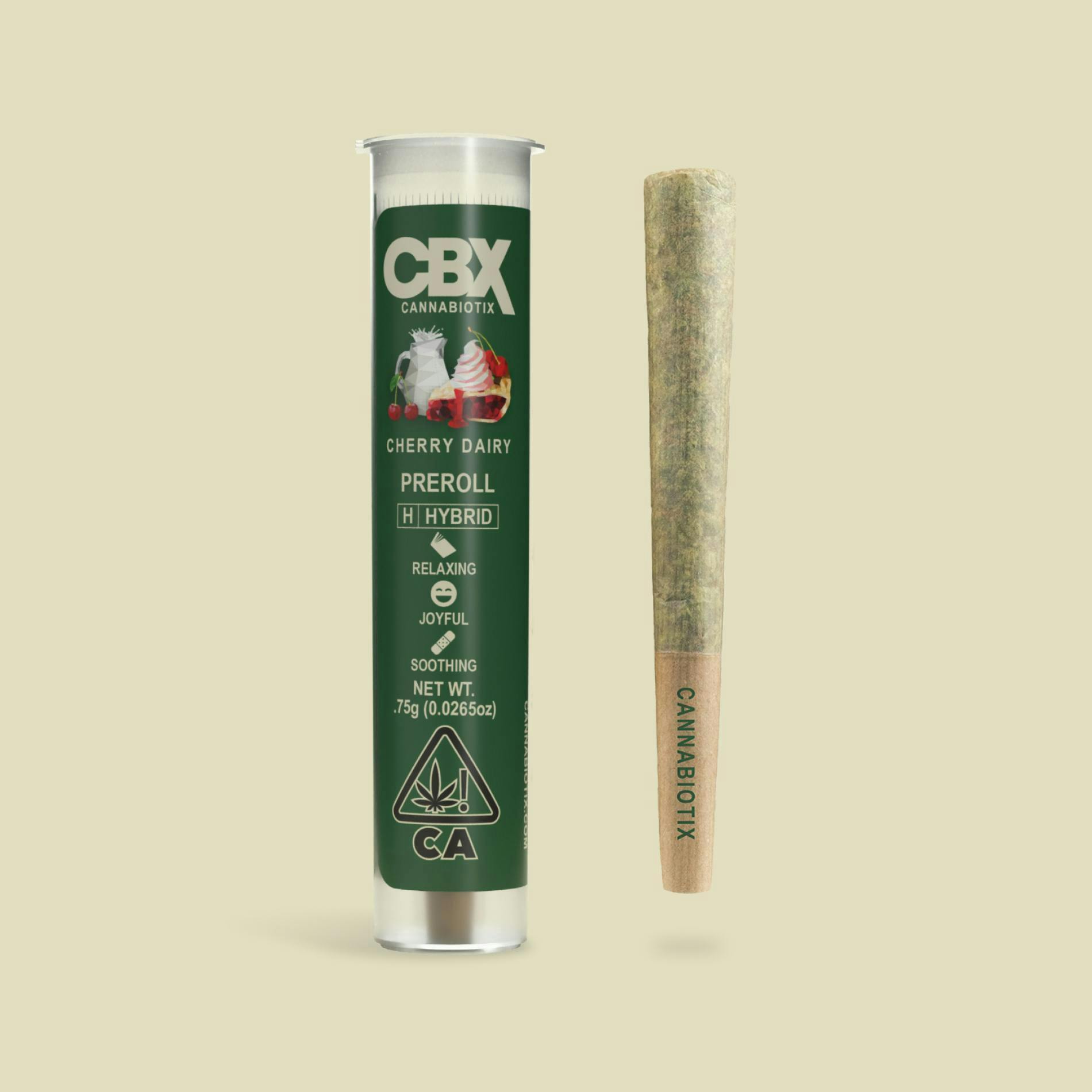 CBX: Cannabiotix - Cherry Dairy Preroll [0.75g] - 1