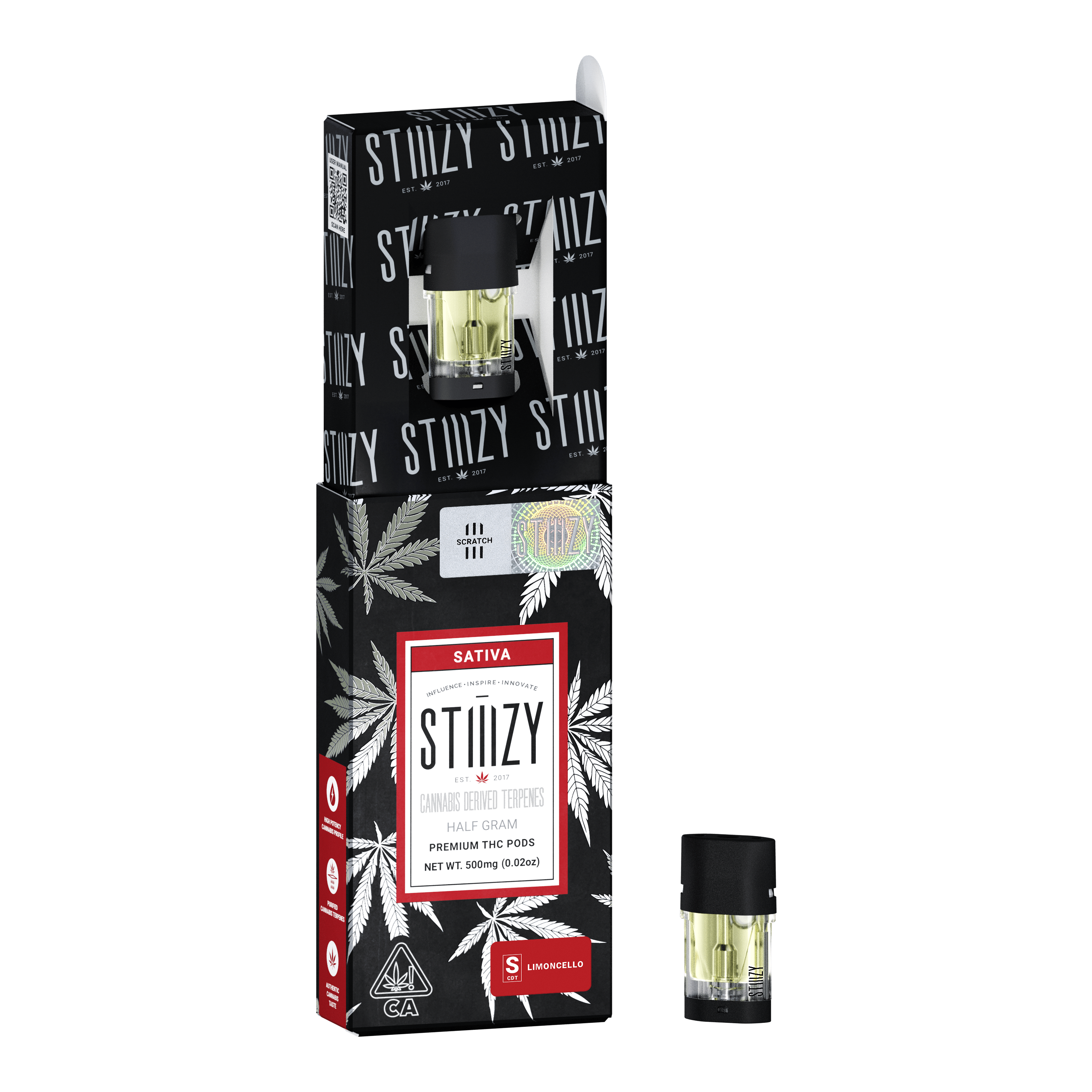 STIIIZY - Vape Cartridge - LIMONCELLO .5G CDT Pod - STIIIZY - 1