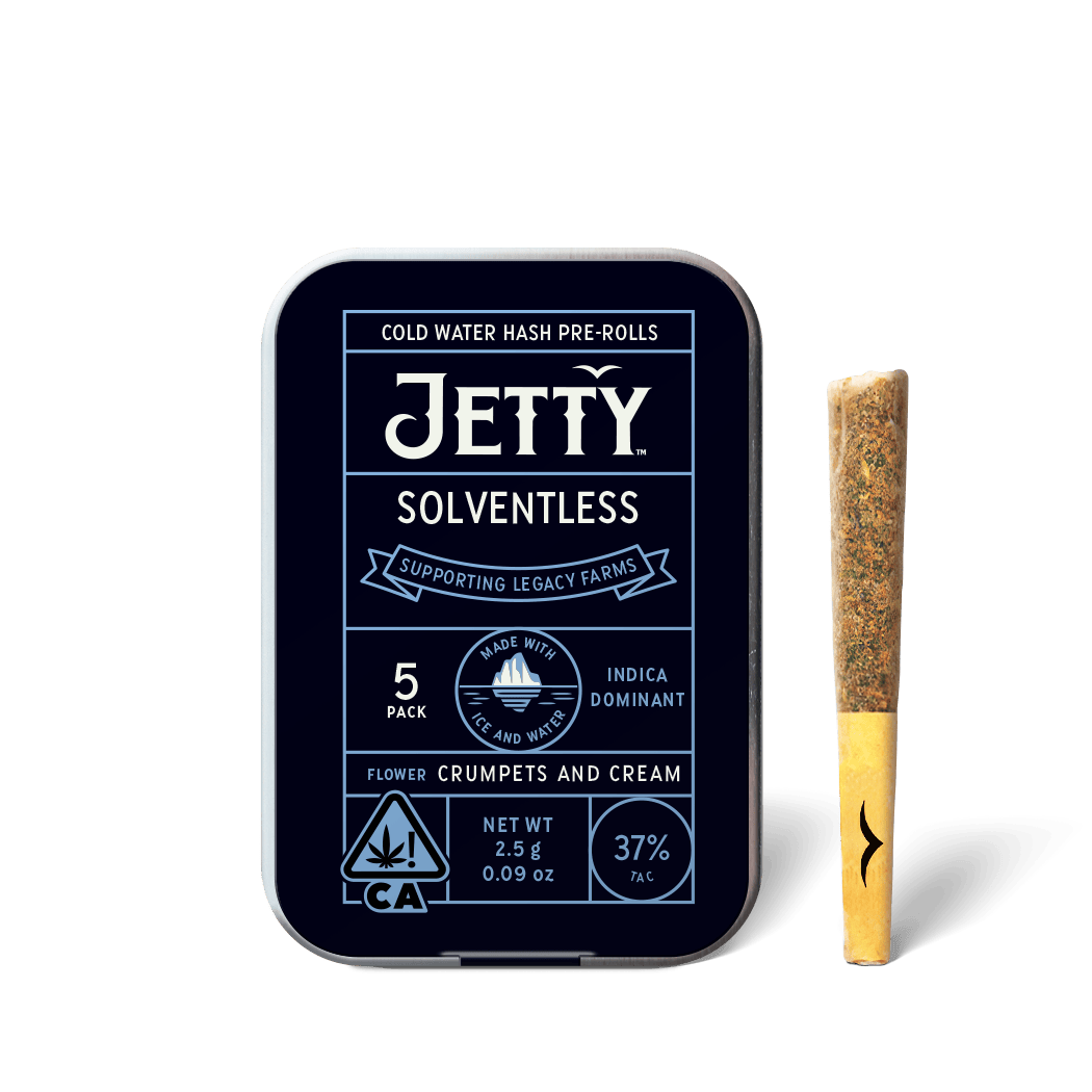 Jetty Extracts - Crumpets and Cream | Live Rosin Infused Minis | 0.5g each | 5pk - 1
