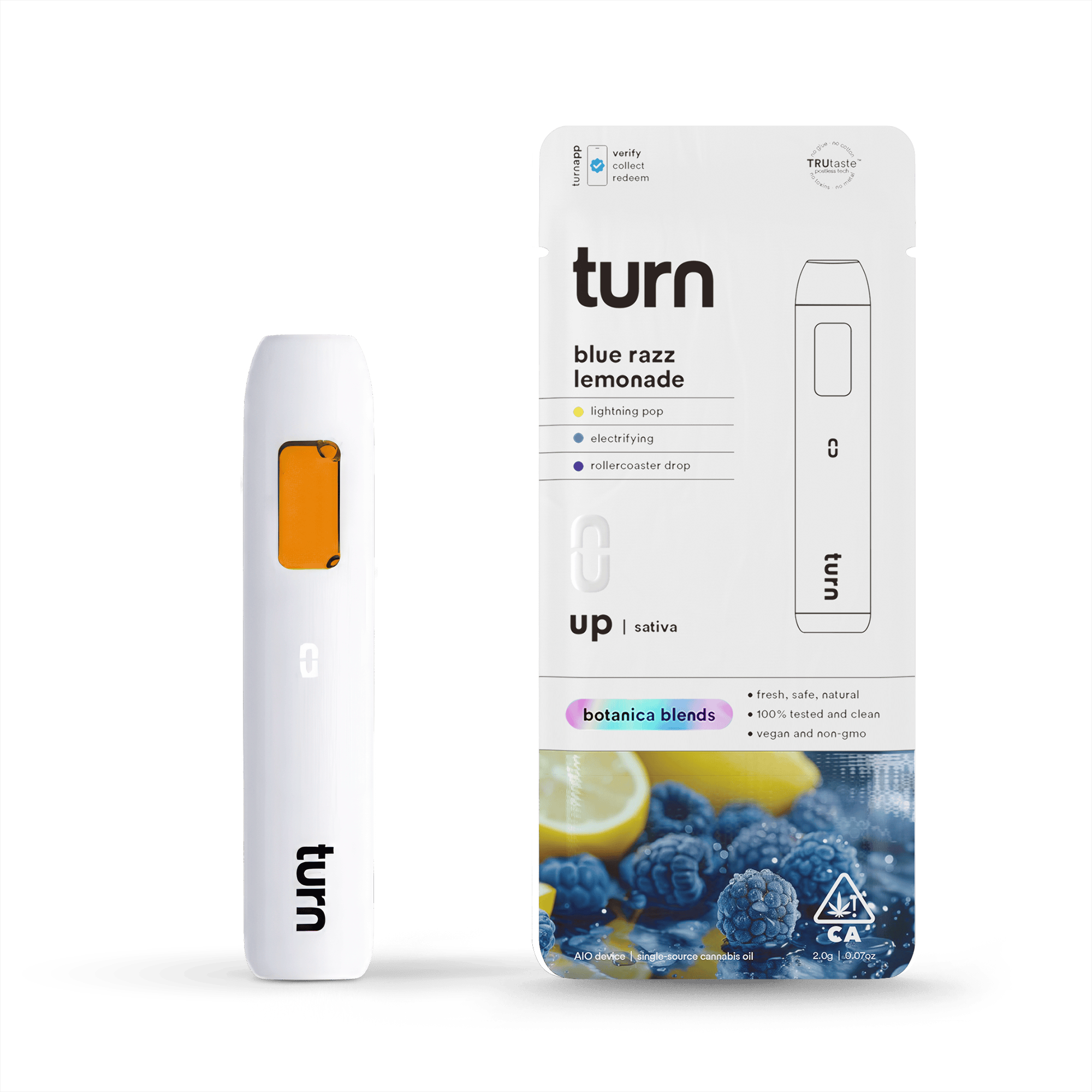 turn - Blue Razz Lemonade | Botanica Blends | AIO | Sativa | 2g (1) - 1