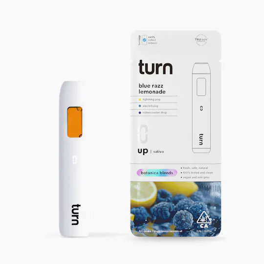 turn - Blue Razz Lemonade | Botanica Blends | AIO | Sativa | 2g (1) - 1