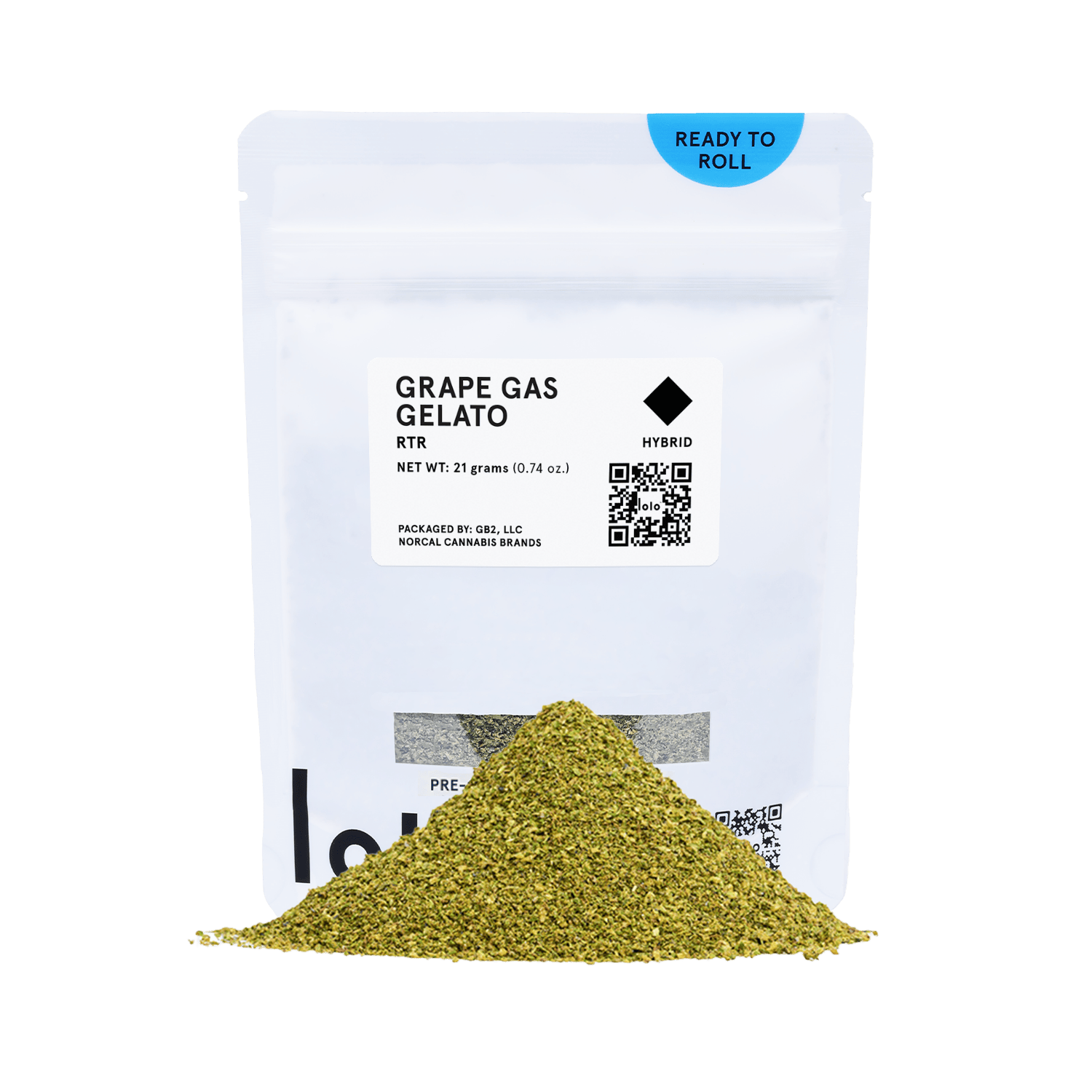 lolo - Grape Gas Gelato | Indoor Ready To Roll | 21g - 1