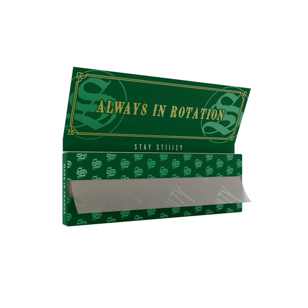 STIIIZY - 1 ¼ Size Premium Rolling Papers - Organic Hemp - 1