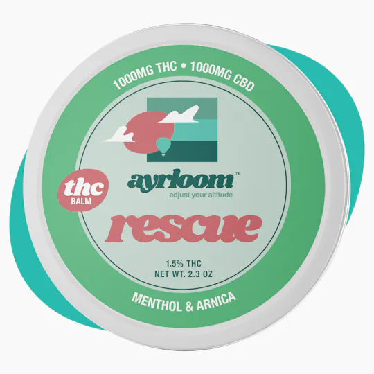 ayrloom - Rescue 1:1 Balm | THC:CBD 1000mg:1000mg | 2.3oz - 1