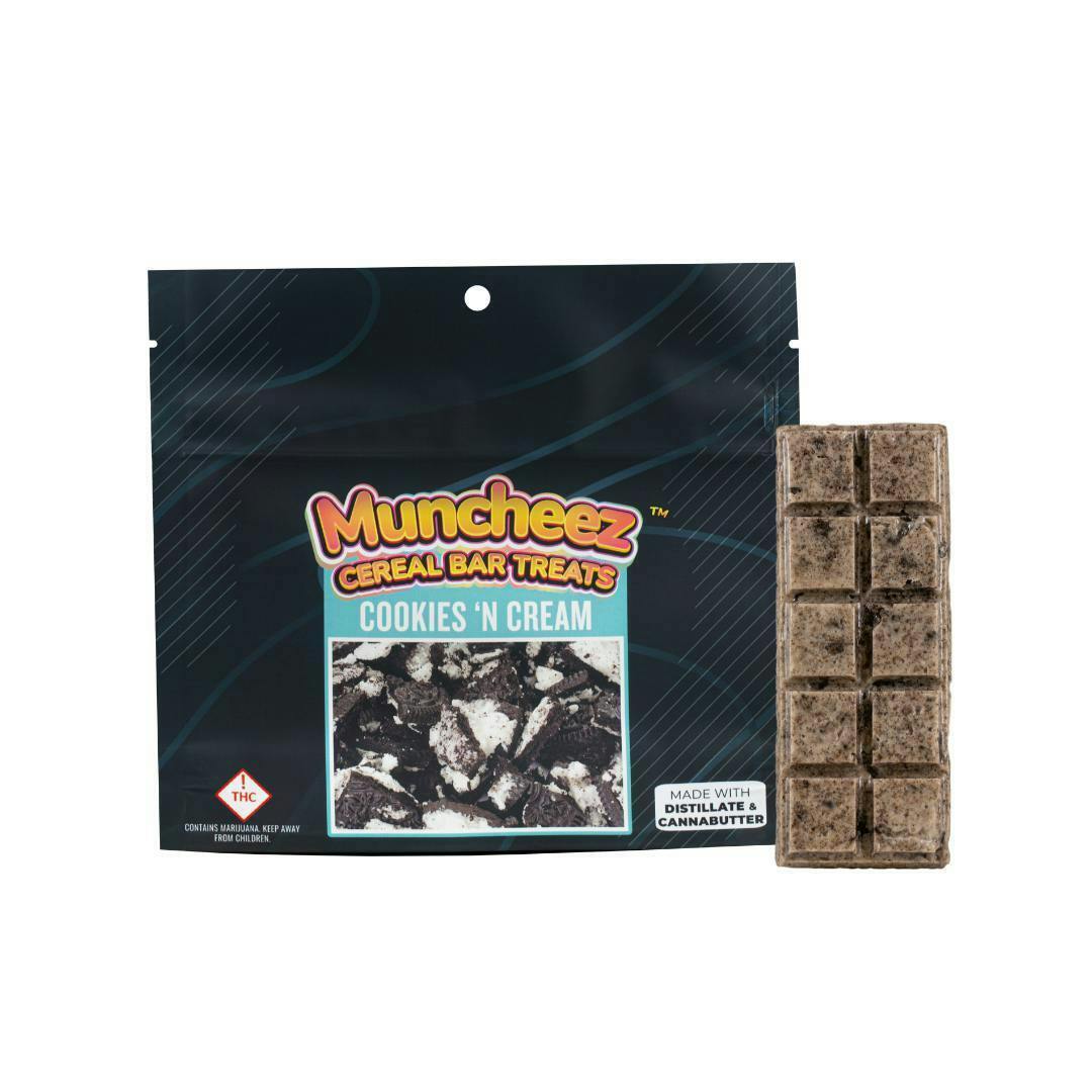 Muncheez MS - Muncheez | Cookies 'N Cream Cereal Bar | 500mg | 10ct | 50mg/ea - 1