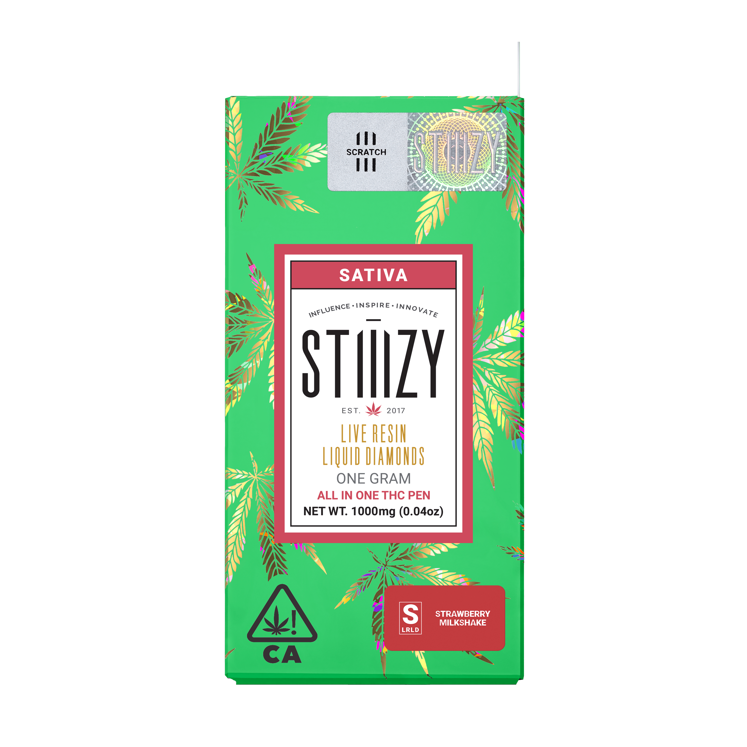 STIIIZY - Vape - STRAWBERRY MILKSHAKE 1G LQD All-In-One - 1