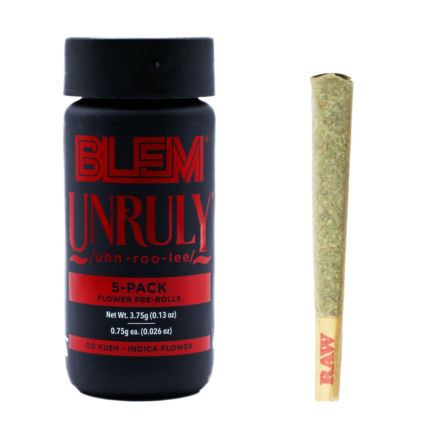 BLEM - BLEM UNRULY OG 5-Pack Pre-Rolls - 1