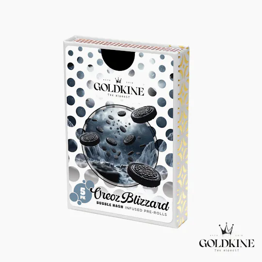 Goldkine - Goldkine Bubble Hash Infused Pre Roll 5 Pack | Oreo Blizzard - 1