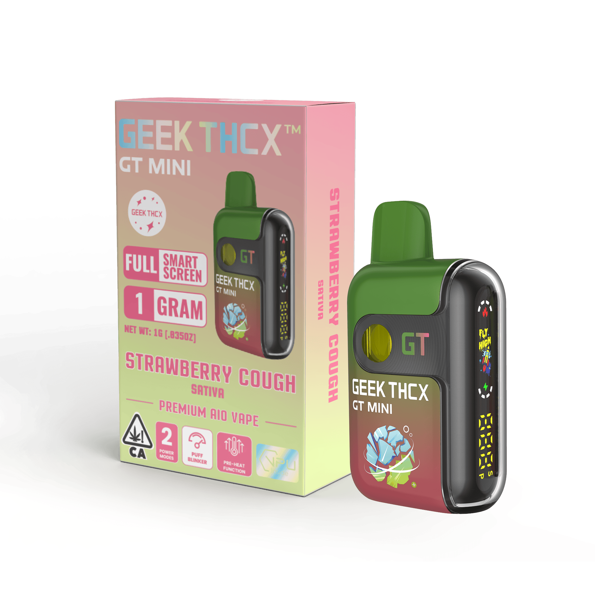 Geek Thcx - GEEK THCX | Strawberry Cough | Disposable | 1g - 1