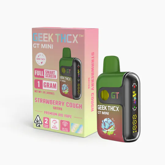 Geek Thcx - GEEK THCX | Strawberry Cough | Disposable | 1g - 1