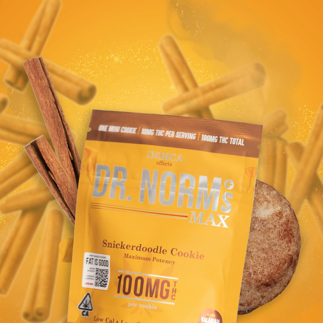 Dr. Norm's - Gluten-Free Snickerdoodle 100mg MAX Cookie - INDICA - 1