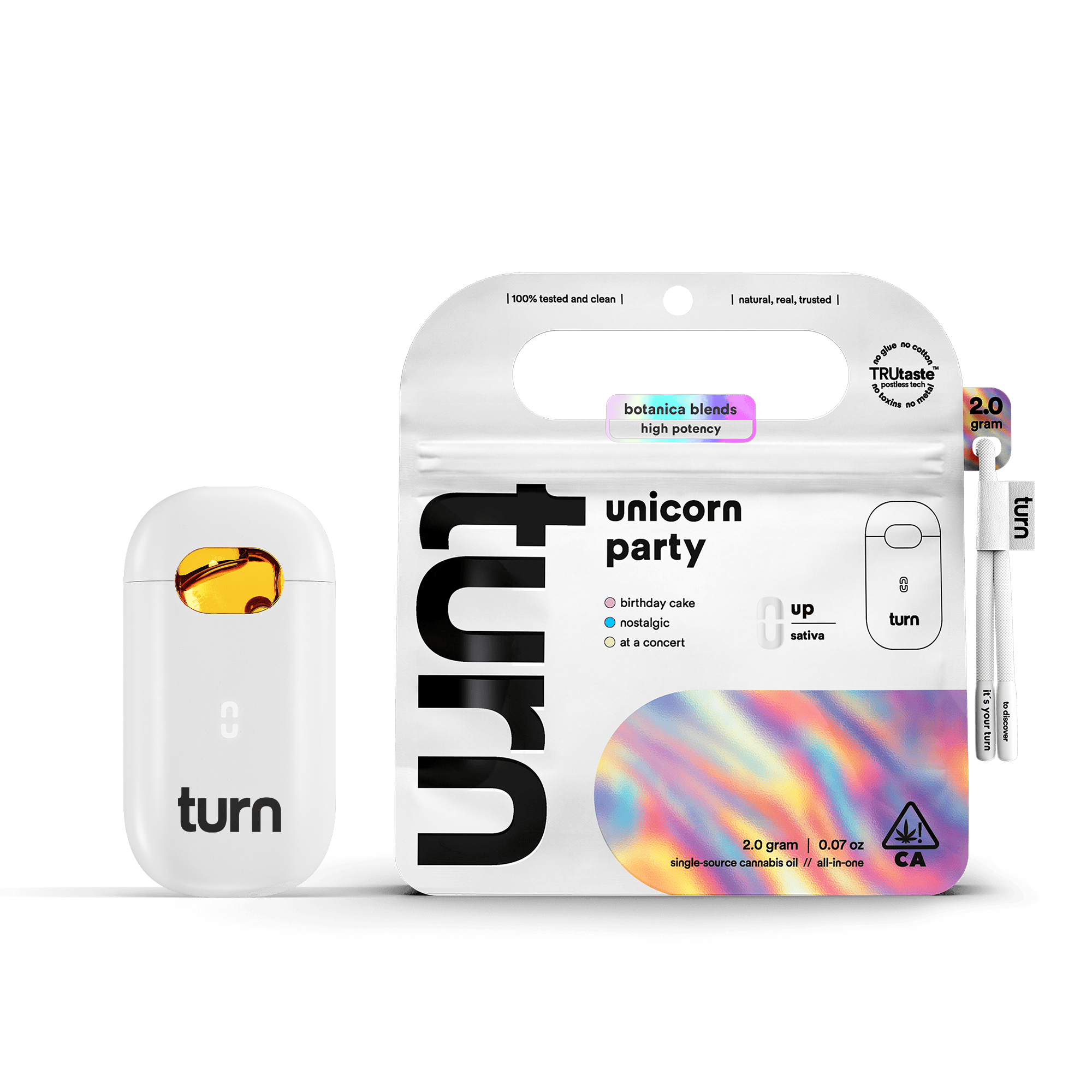 turn - Unicorn Party | Botanica Blends | AIO | Sativa - 1