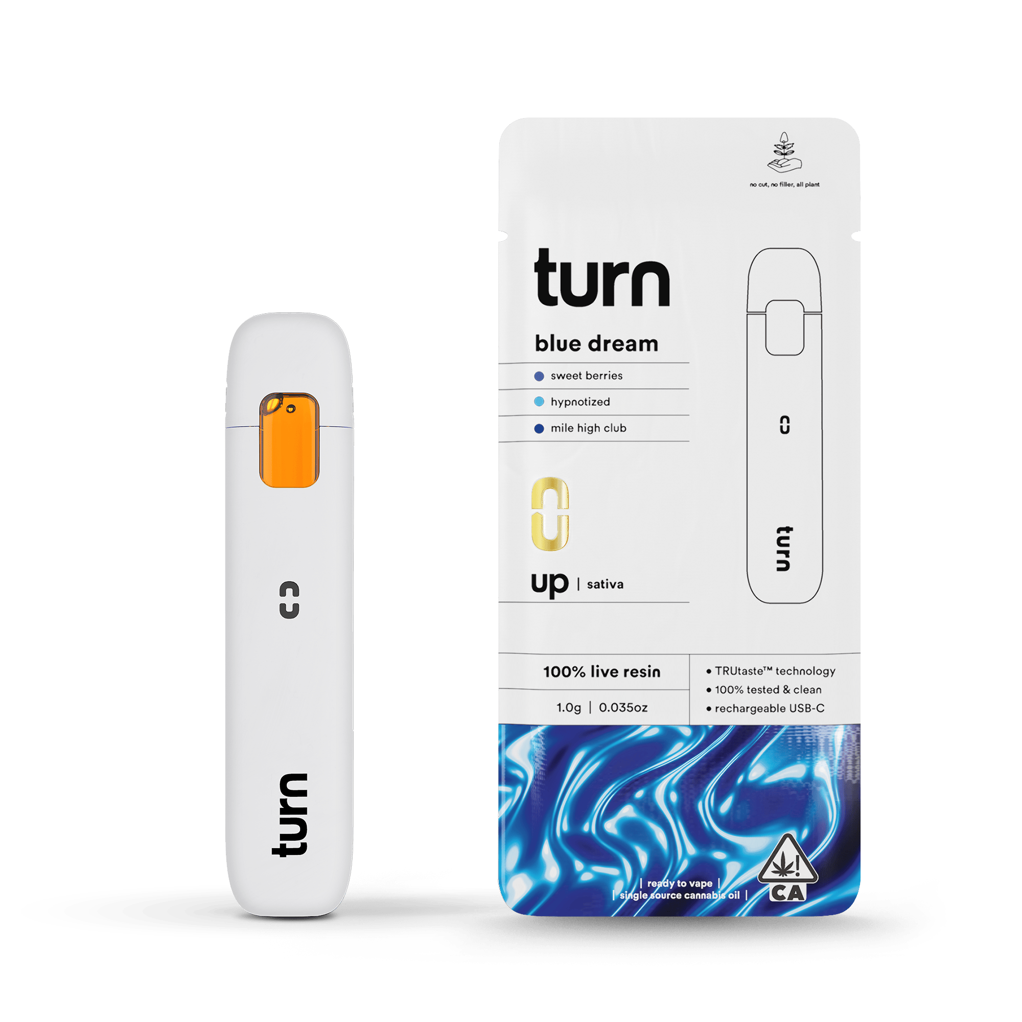turn - Blue Dream | 100% Live Resin | AIO | Sativa - 1