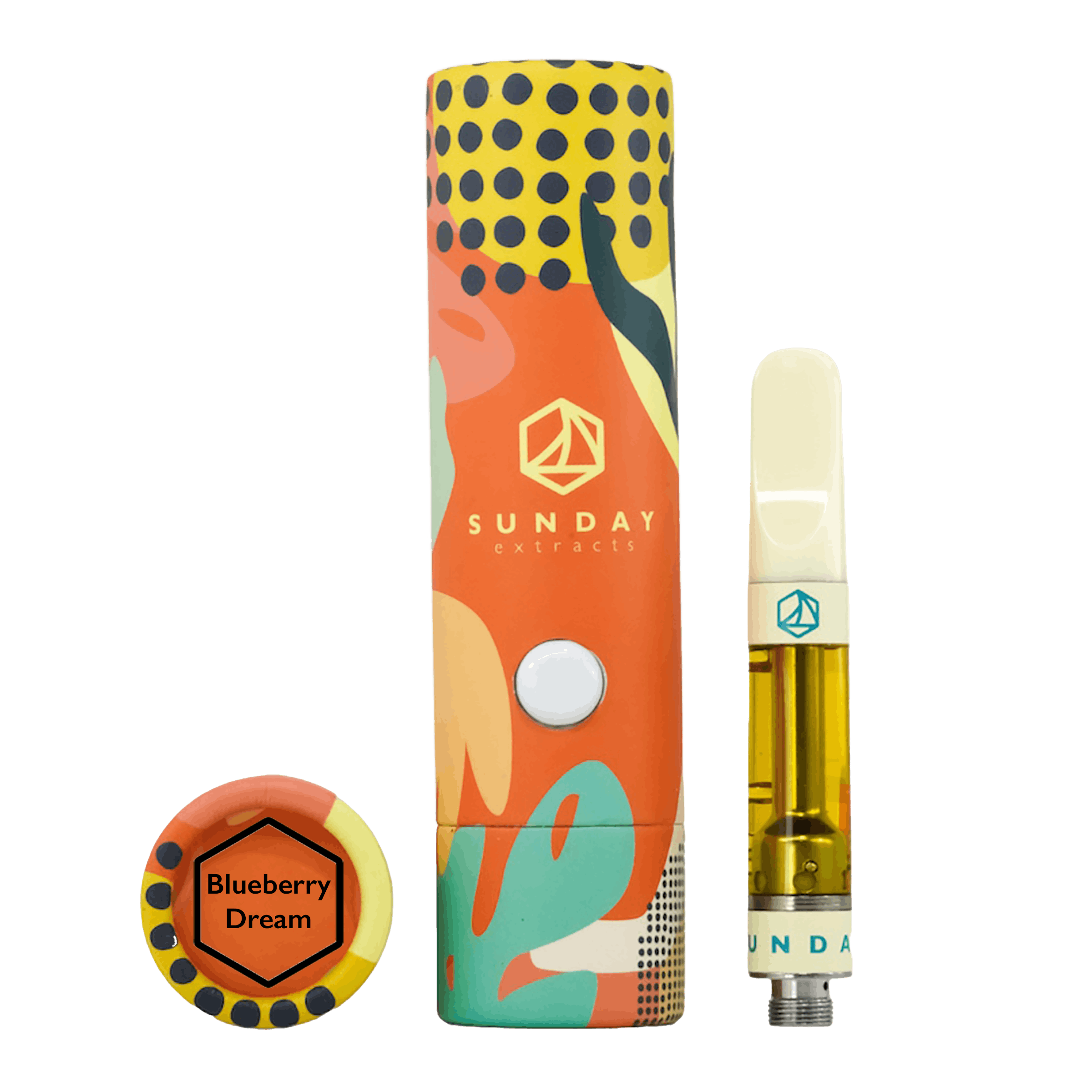 Sunday Extracts - 1g Blueberry Dream Cartridge - 1