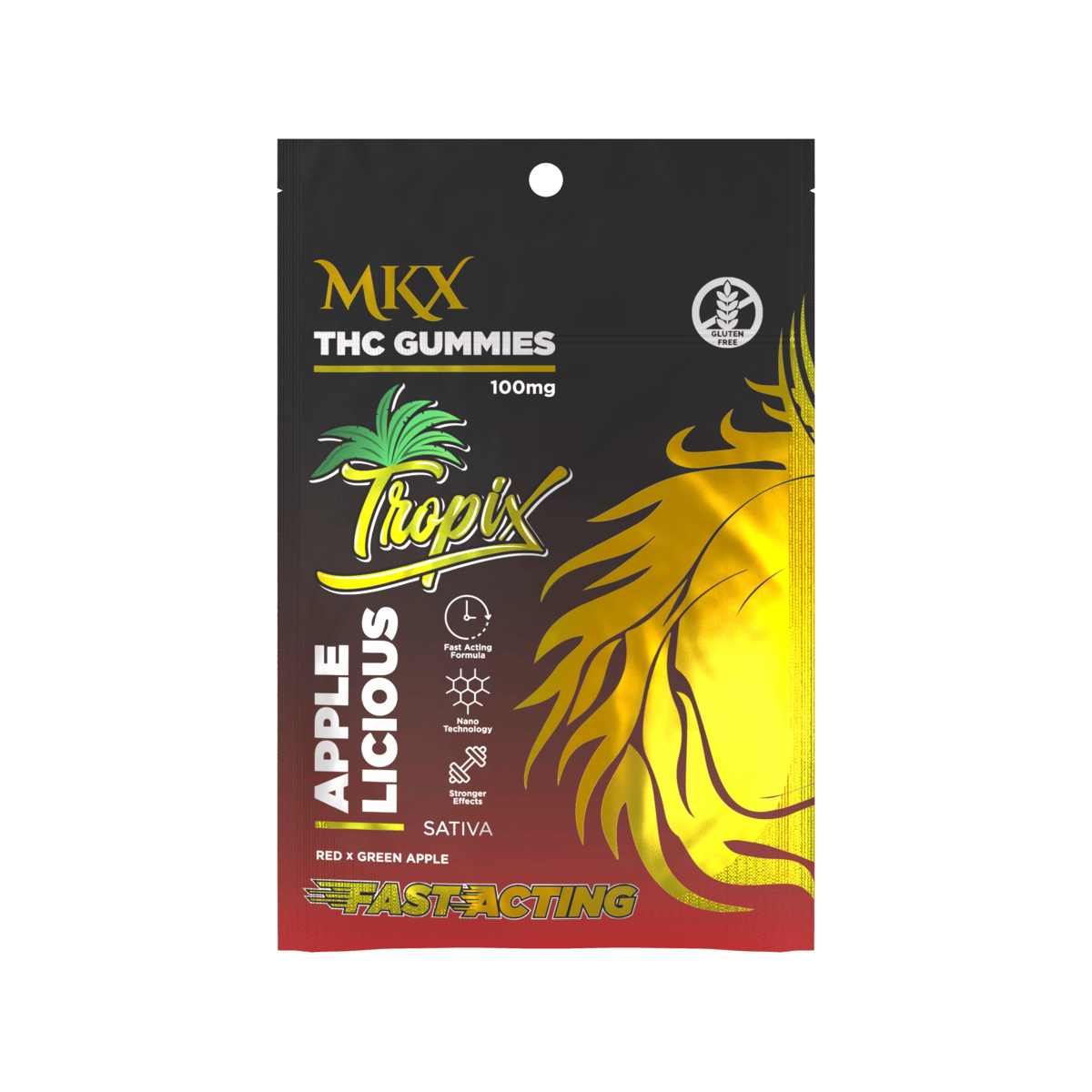MKX Oil Co - Applelicious Gummies | 100mg | 5ct | 20mg/ea - 1