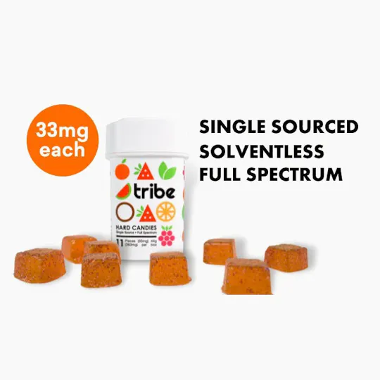 Tribe - Tribe | Indica | Orange Edibles | 363mg | 11ct | 33mg/ea - 1