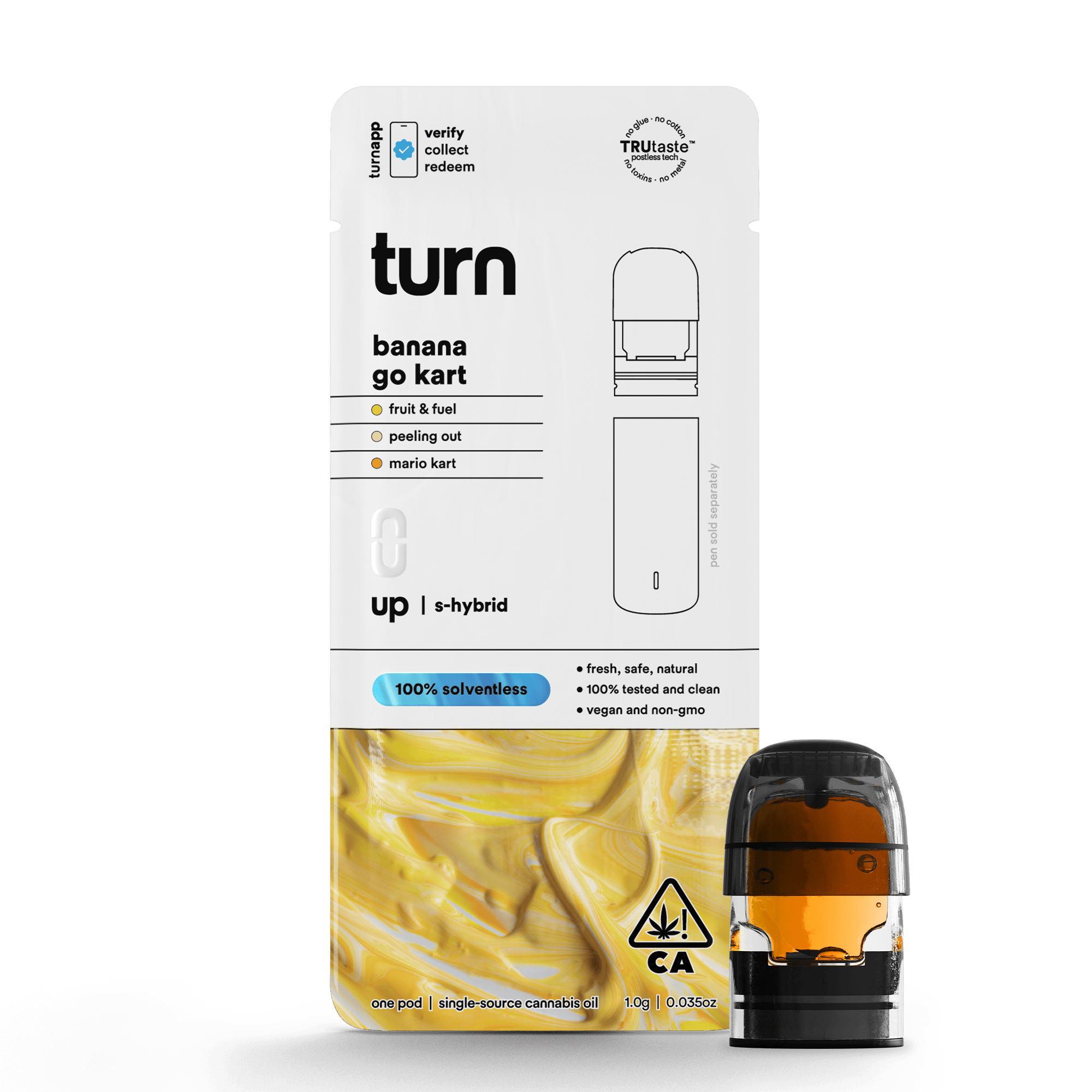 turn - Banana Go Kart | 100% Solventless | Sativa-Hybrid - 1