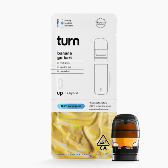 turn - Banana Go Kart | 100% Solventless | Sativa-Hybrid - 1