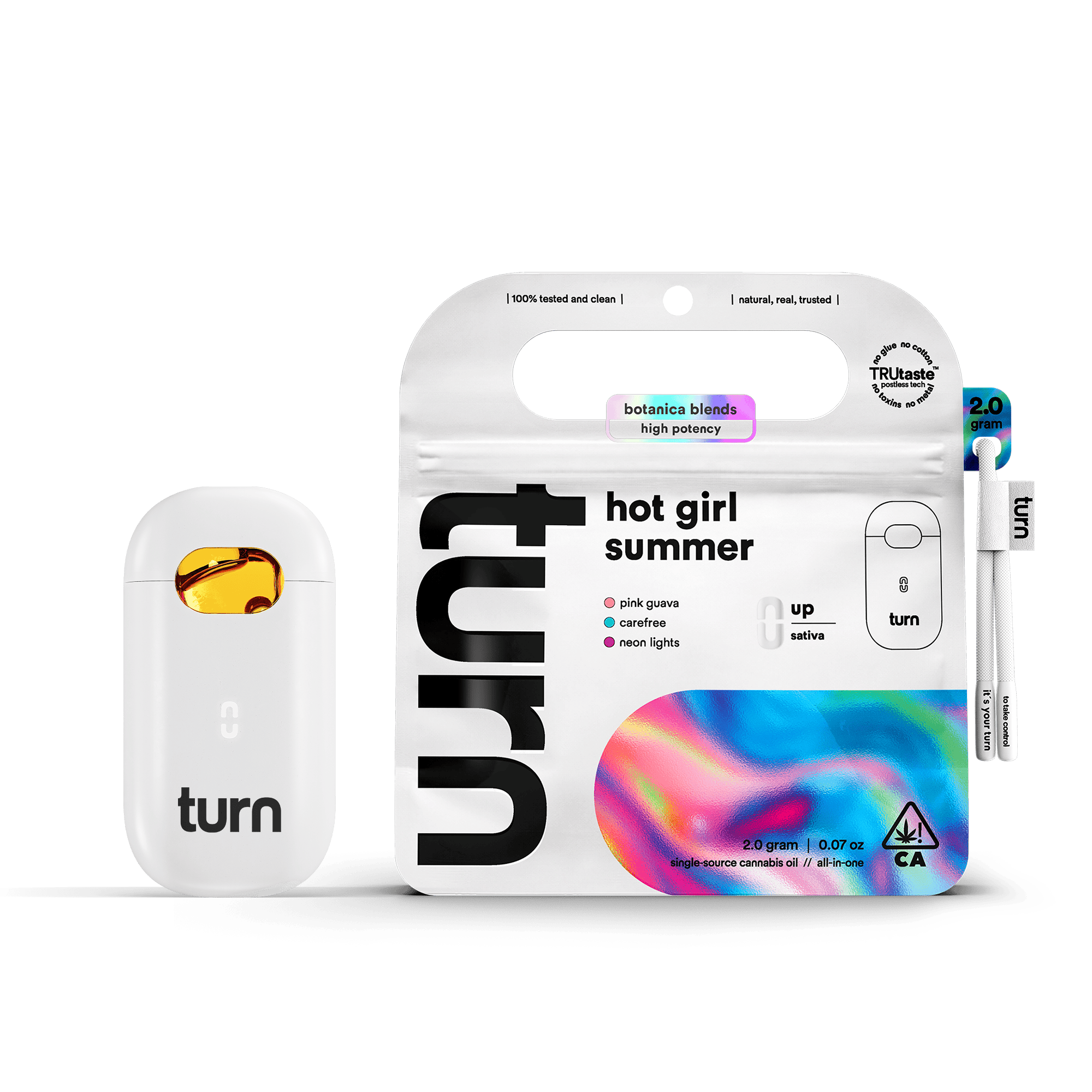 turn - Hot Girl Summer | Botanica Blends | AIO | Sativa | 2g - 1