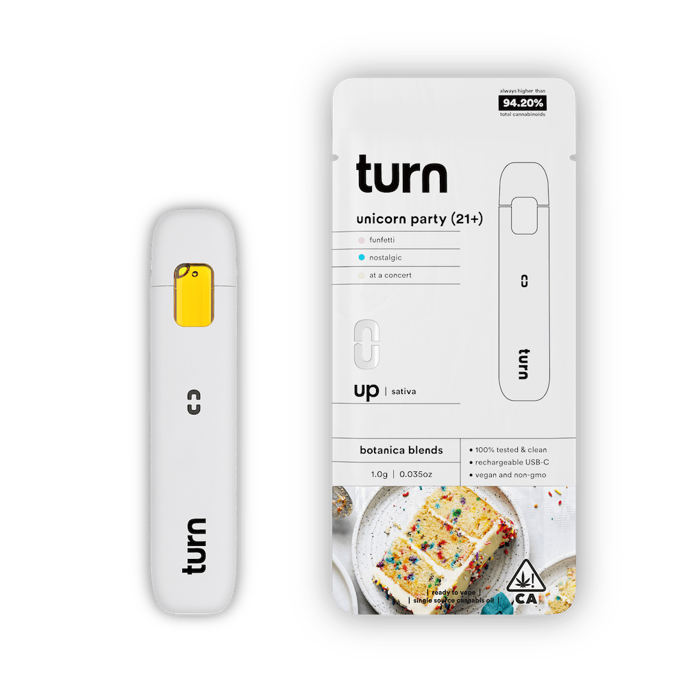 turn - Unicorn Party | Botanica Blends | AIO | Sativa - 1