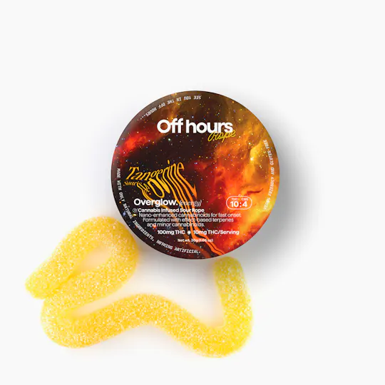 Off Hours - Overglow Tangerine Sunrise 10:4 THC:CBG Gummies | 100mg | Single - 1